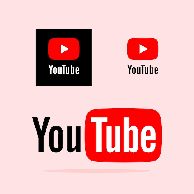 Vector youtubelogomodernlogovariation