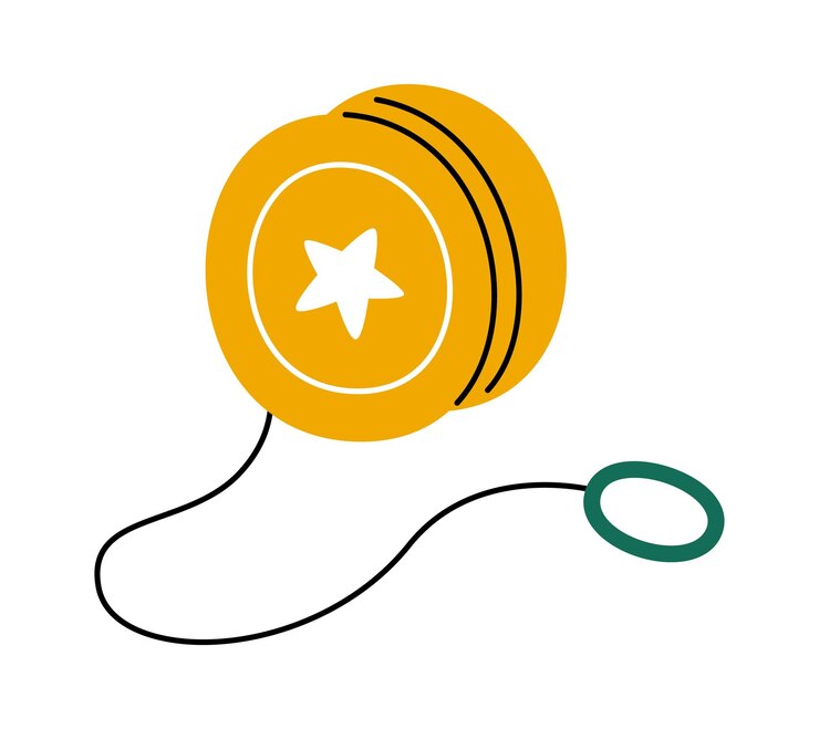 Vector yoyo children toy