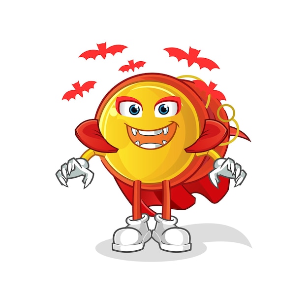 Yoyo dracula illustration character vector