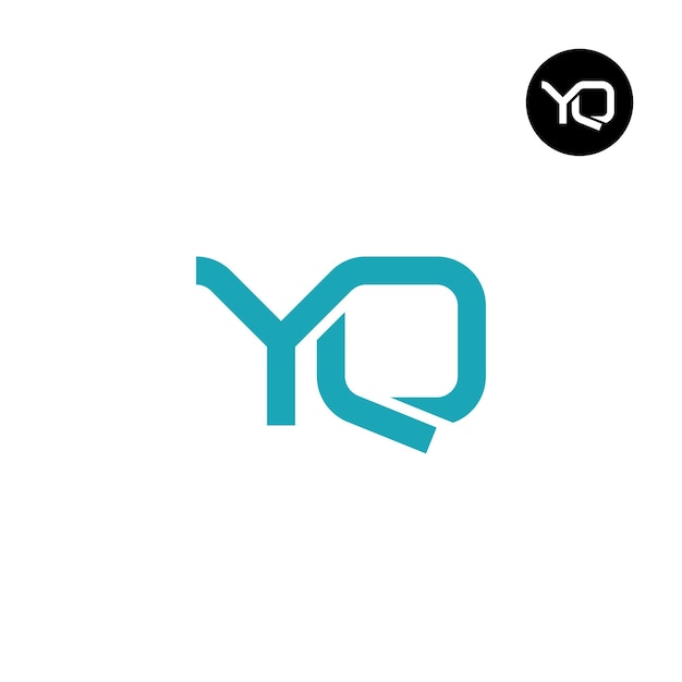 YQ Letter Monogram Logo Ontwerp