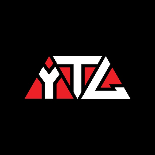 YTL triangle letter logo design with triangle shape YTL triangle logo design monogram YTL triangle vector logo template with red color YTL triangular logo Simple Elegant and Luxurious Logo YTL