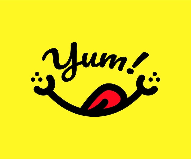 Vettore yumyum logo design per la tua azienda