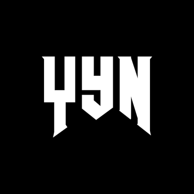기술 회사 YYN의 글자 로고 디자인 검은색과 색 색 조합 YYN 로고 YYN 터 YYN 디자인 YYN 아이콘 YYN 알파 YYN 타이포그래피 로고 디자인