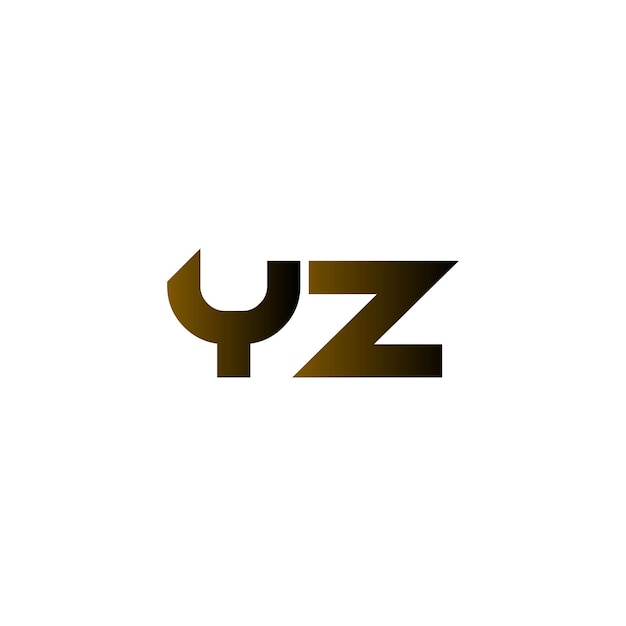 Vector yz minimalist logo