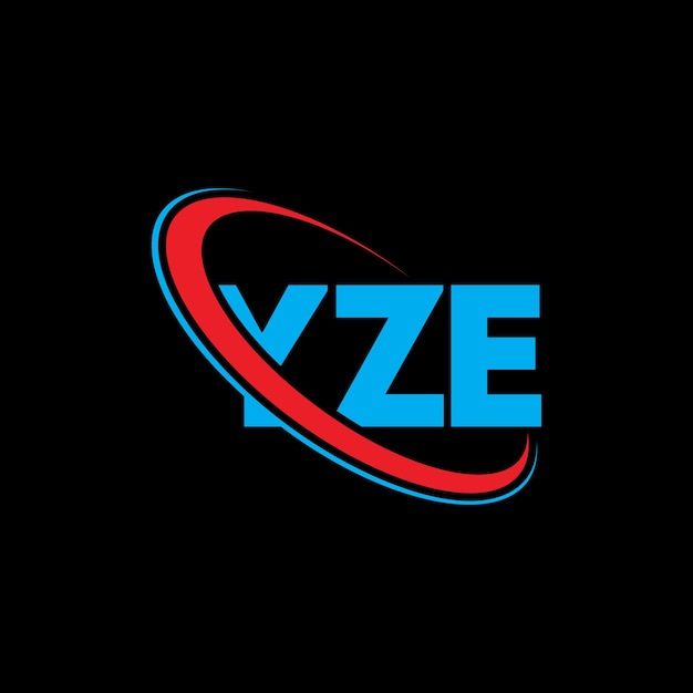 YZE logo YZE letter YZE brief logo ontwerp Initialen YZE logotype gekoppeld aan cirkel en hoofdletters monogram logotype YZE typografie voor technologiebedrijf en vastgoedmerk