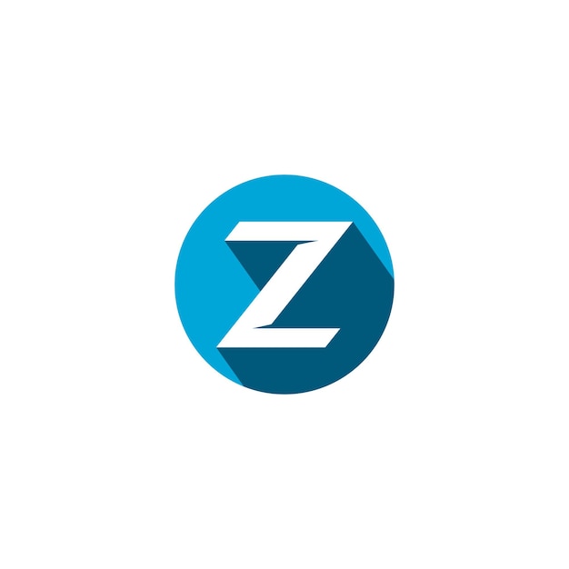 Z brief logo concept pictogram vectorillustratie