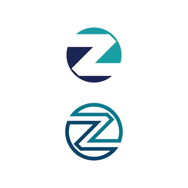 Z letter and font Z logo design vector identity illustration