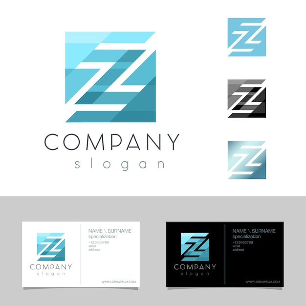 Z Letter Logo concept emblem design template Graphic Alphabet Symbol for Corporate Business