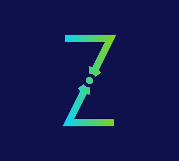 Z Letter technology logo