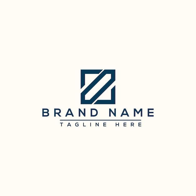 Z logo design template elemento di branding grafico vettoriale