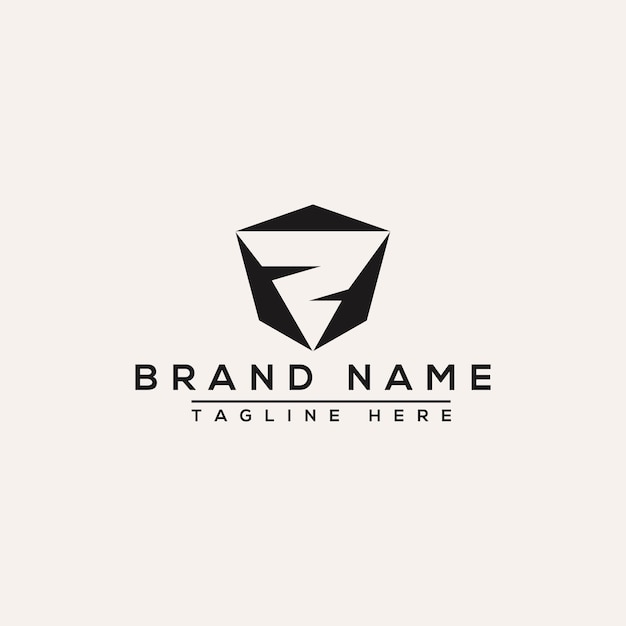 Z logo design template elemento di branding grafico vettoriale