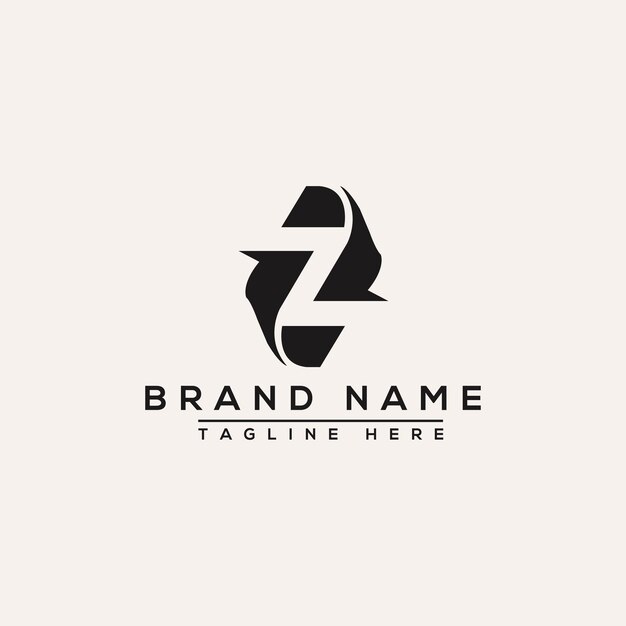 Vettore z logo design template elemento di branding grafico vettoriale