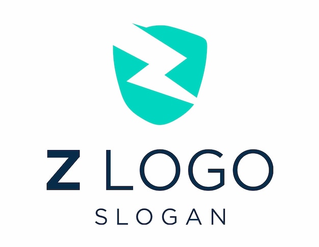 Vettore progettazione del logo z