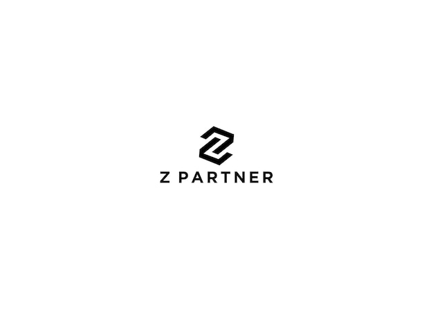 z partner logo ontwerp vector illustratie