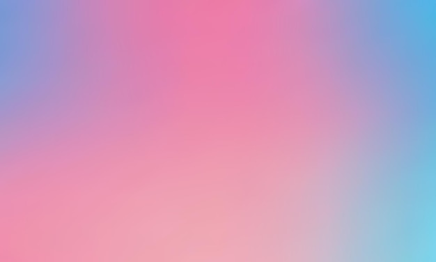 Zachte baby roze en blauwe vector gradiënt achtergrond zonder verzadiging