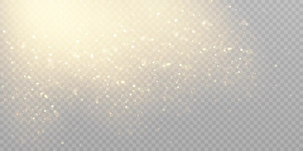 Zachte bokeh en lichten op een transparante achtergrond Vector 10 eps
