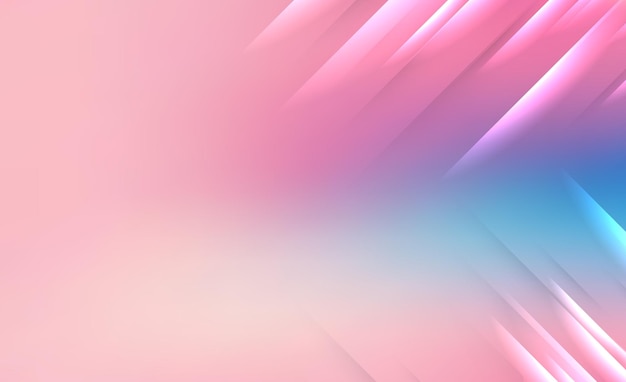 Zachte roze en blauwe gladde gradiënt vector achtergrond