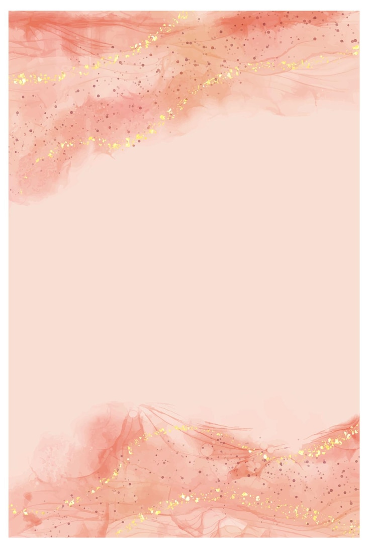 Vector zachtroze aquarelinkt met sprankelende glitter