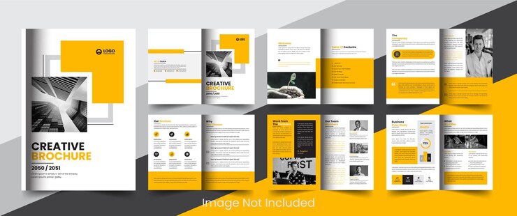 Vector zakelijk bedrijfsprofiel brochure jaarverslag boekje zakelijk voorstel lay-out conceptontwerp