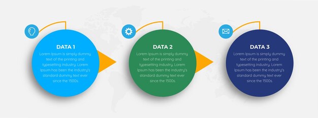 Zakelijk infographic-ontwerp in 3 stappen