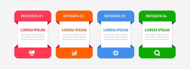 Zakelijk infographic-sjabloonontwerp met 6 opties of stappen