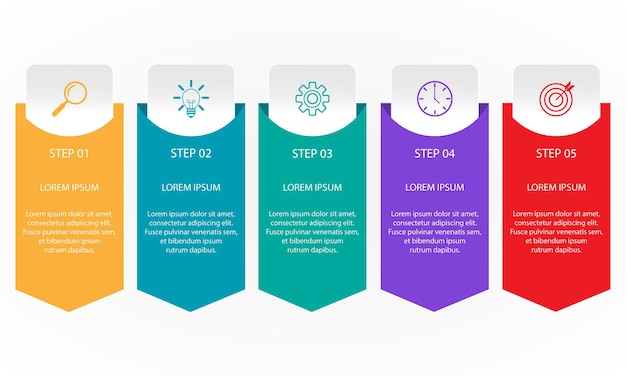 Zakelijk infographic sjabloonontwerp met nummers 3 opties of stappen