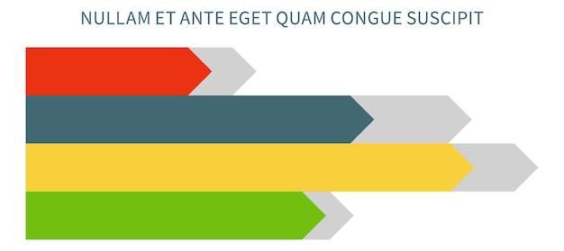 Zakelijk rapportelement Financiële infographic kleurgrafiek