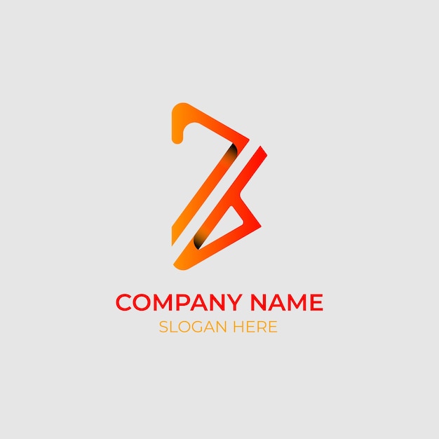 Zakelijke brief logo ontwerpsjabloon