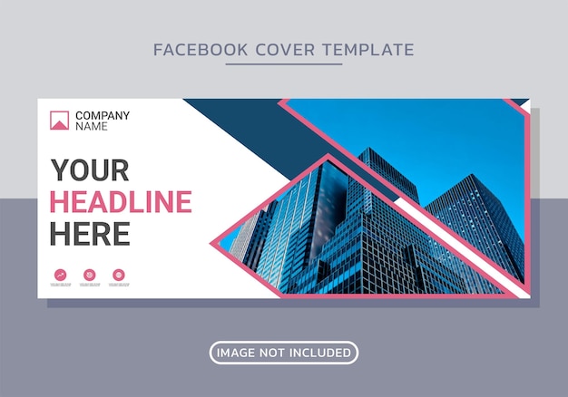 Zakelijke Facebook cover ontwerpsjabloon