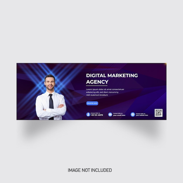 Zakelijke Facebook Cover Template Design