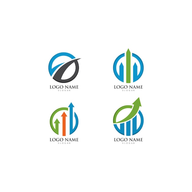 Zakelijke financiën professionele logo sjabloon vector