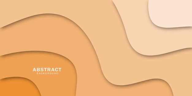 Zakelijke horizontale banner in 3D-stijl