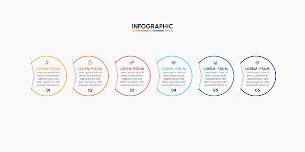 Zakelijke infographic achtergrondsjabloon