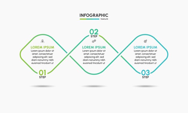 Zakelijke infographic achtergrondsjabloon