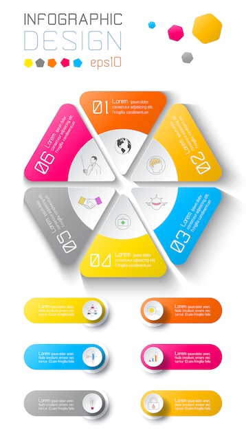 Zakelijke infographic op wereld kaart achtergrond.