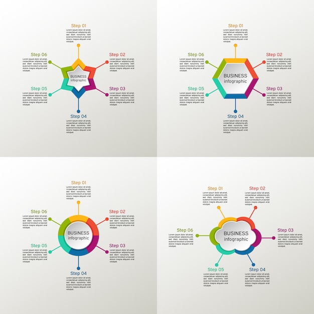 Zakelijke infographic set.