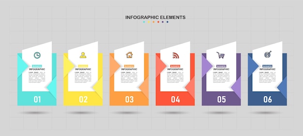 Zakelijke infographic sjabloon