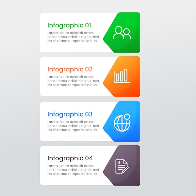 zakelijke infographic sjabloonontwerp