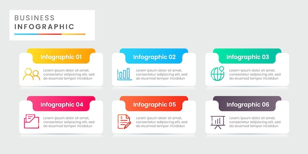 zakelijke infographic sjabloonontwerp