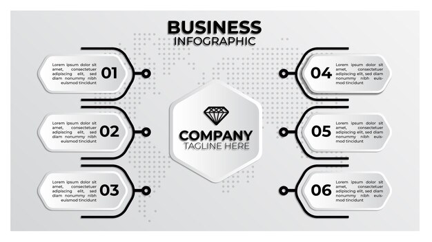 Zakelijke infographic