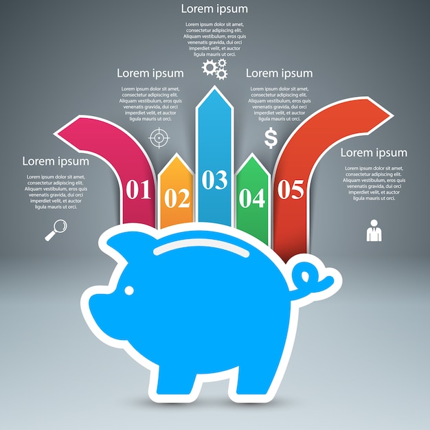 Zakelijke infographic