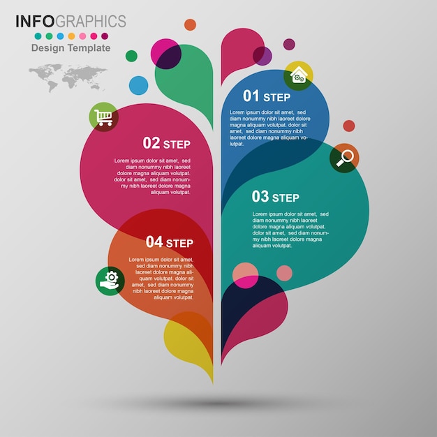 Vector zakelijke infographics creatieve afbeelding