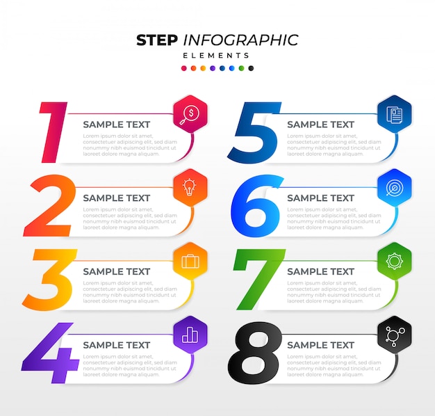 Zakelijke infographics illustratie