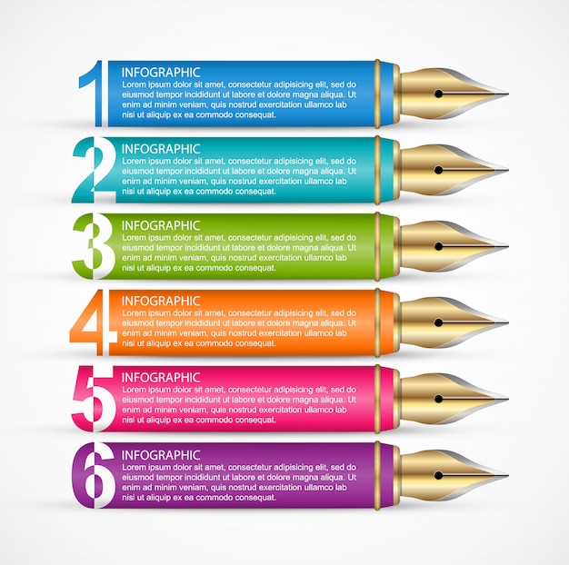 Zakelijke infographics sjabloon voor presentaties.