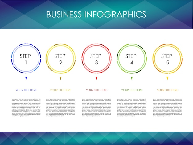 Zakelijke infographics