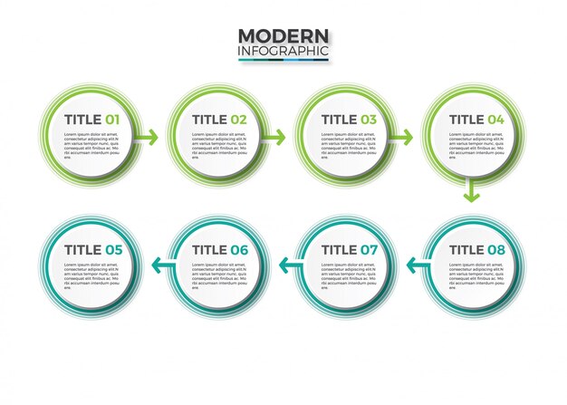 Zakelijke infographics.