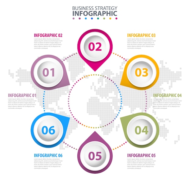 Zakelijke infographics