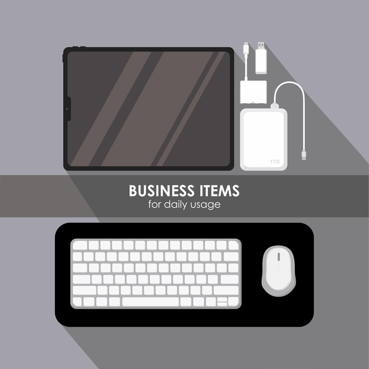 Vector zakelijke items