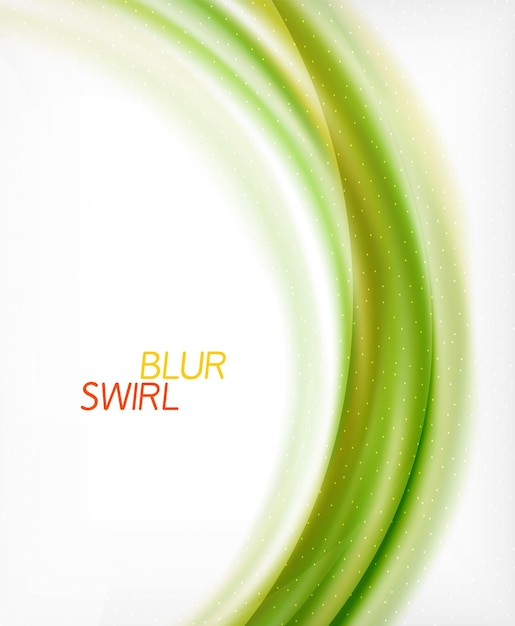 Zakelijke kleur swirl minimale ontwerpsjabloon