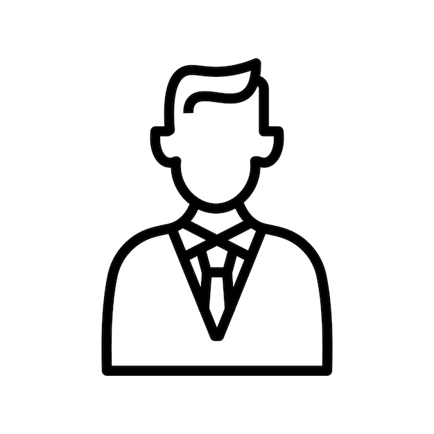 Zakelijke man vector pictogram